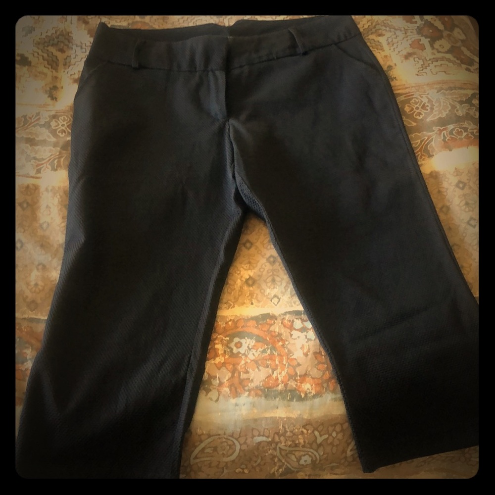 Maurices black crop pants